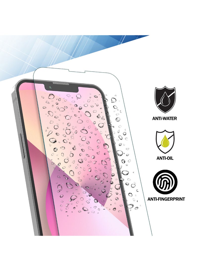 RKINC Screen Protector [2-Pack] for iPhone 16E, 13, 13 Pro, 14 6.1-Inch, Tempered Glass Film Screen Protector, 0.33mm [LifetimeWarranty][Bubble-Free][Anti-Scratch][Anti-Shatter] - Image 5